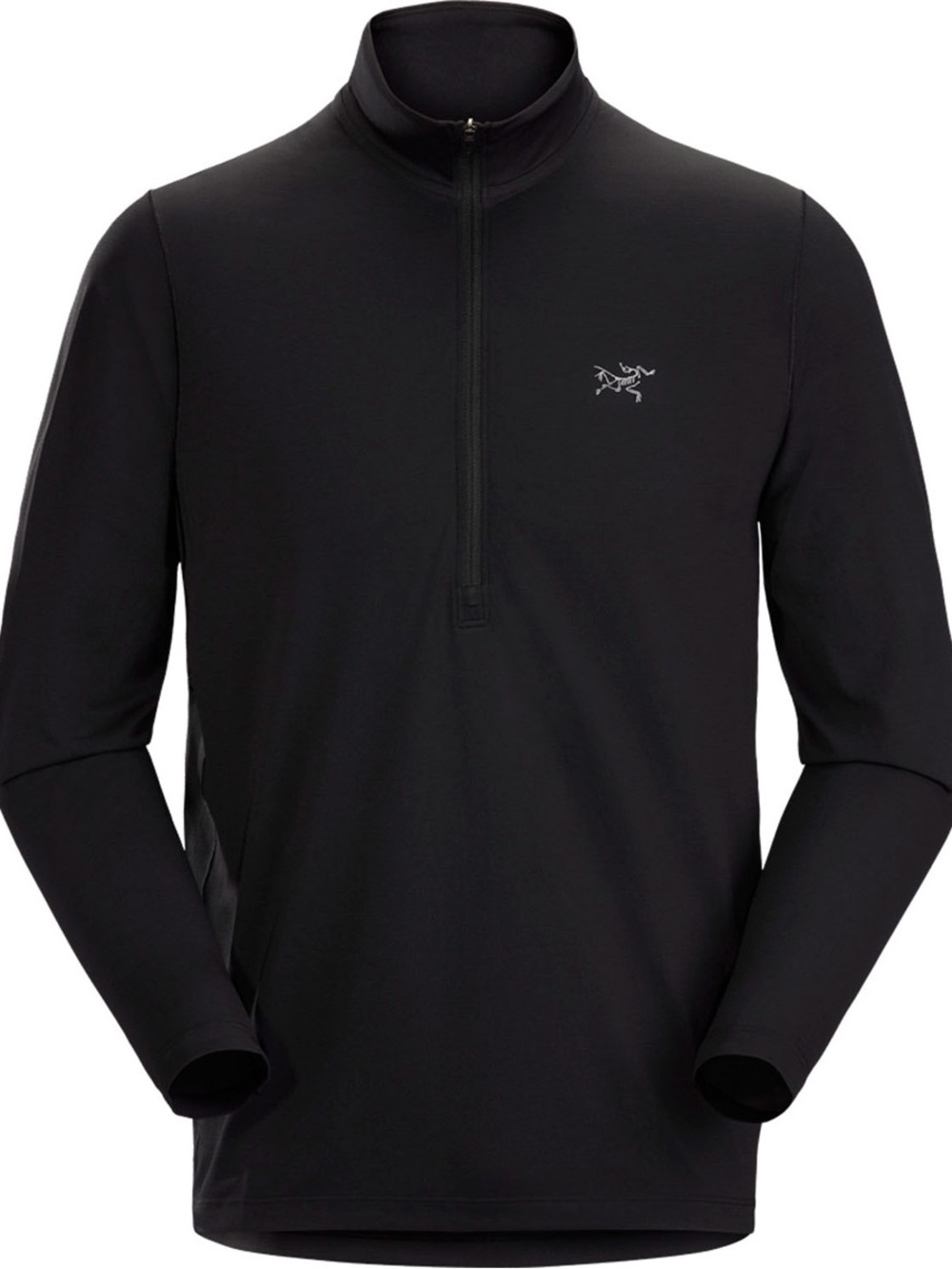 Arc'teryx Black Long-Sleeve 1/2 Zip Performance Pullover Cormac XXL